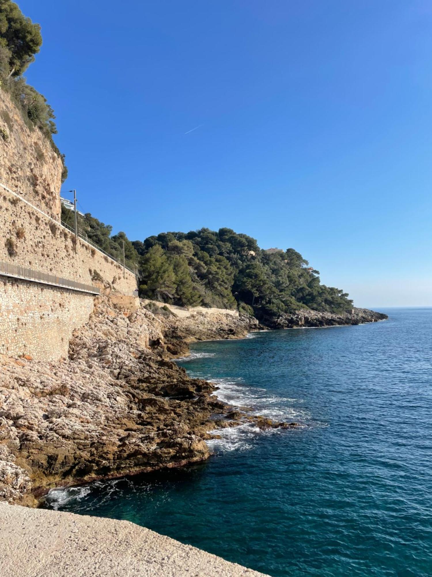 Menton Centre Vue Imprenable Sur Mer Et Jardin Bioves Exterior foto