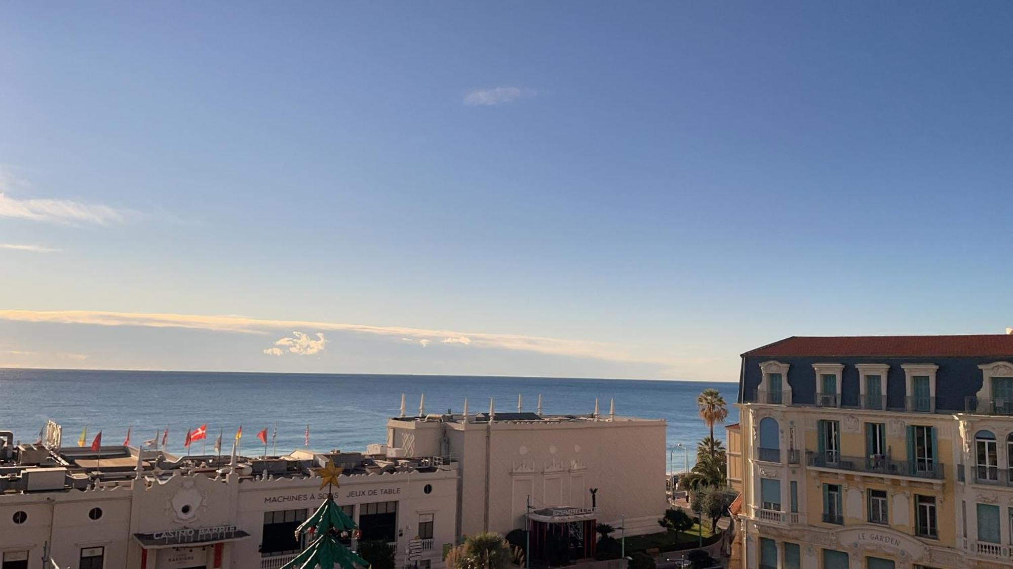 Menton Centre Vue Imprenable Sur Mer Et Jardin Bioves Exterior foto